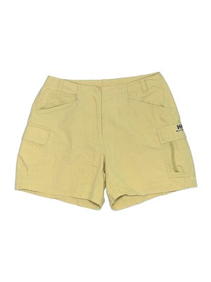 Helly Hansen Women Yellow Khaki Shorts XS