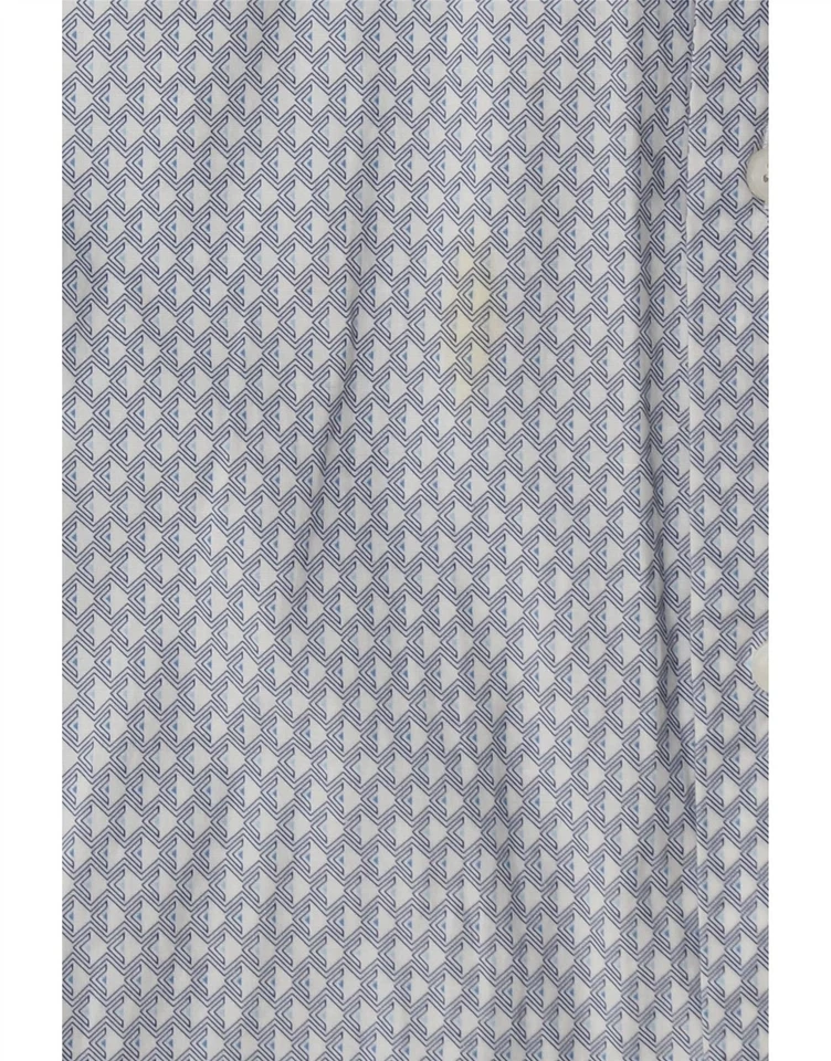 GUESS BY MARCIANO Mens Shirt Size 42 Large Blue Geometric Cotton CC18 - Image 3 of 4