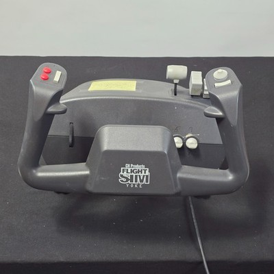 CH Products Flight Sim Yoke Simulator Steering Wheel Race Computer Usb FSY211U