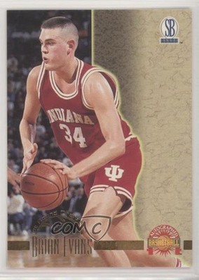 1996-97 Score Board Auto Basketball Brian Evans #23 Rookie RC 0q3