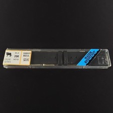 Hadley Roma 20R Genuine Calfskin Black Men's Watch Strap MS702 20mm