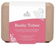 Earth Mama Booby Tubes  Gel-Free Hot  Cold Nursing Breast Compresses