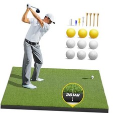 Golf Mat: 5x4ft 5x5ft Heavy-Duty Golf Hitting Mats Practice Outdoor/Indoor,