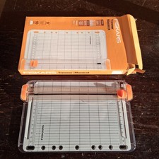 OB-Fiskars 154460 Paper Trimmer Transparent/Orange 9" Cut Length