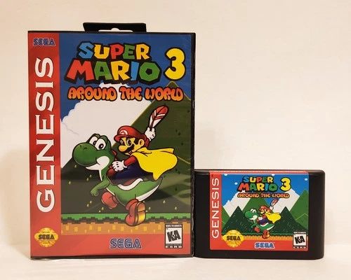 Super Mario 3: Around The World for Sega Genesis/Mega Drive