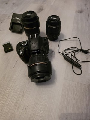 Nikon D5100 DSLR-Kamera Schwarz Wechselobjektiv Set mit Tamron/Nikon Objektiven