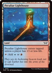 Peculiar Lighthouse 265/469 Common Land - Duskmourn: House of Horror - MTG