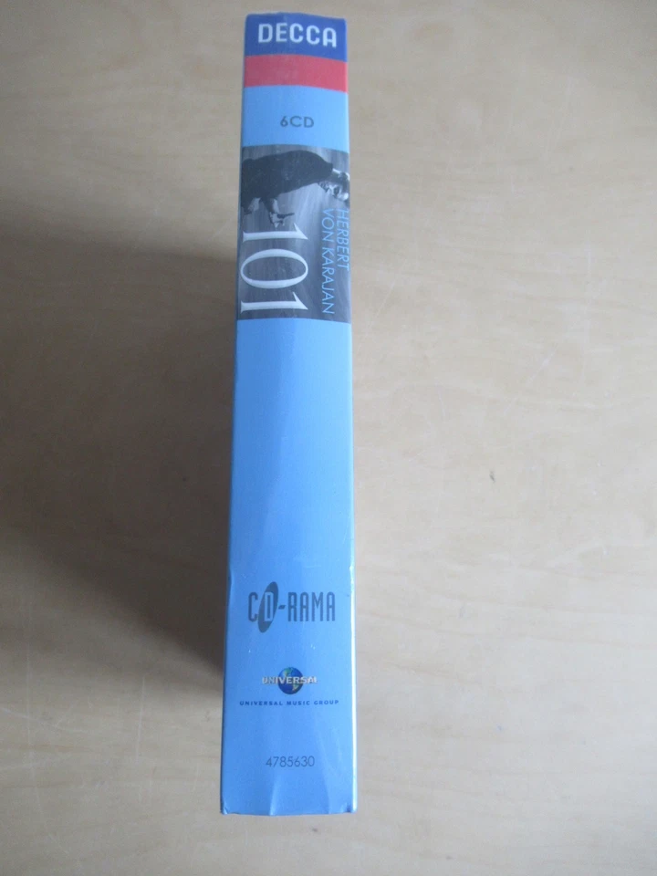 Herbert V.Karajan-101 Essential Tracks-6er CD Box-Original verpackt-still sealed - Bild 4 von 4