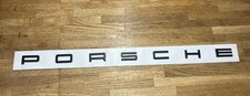 Genuine Porsche Rear Matte Black Text Badge Large Spacing ? 99155923707