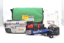 【EXC+5】 Sony CCD-TRV80 Silver Video8 Hi8 Videocamera NightShot con adattatore CA Giappone