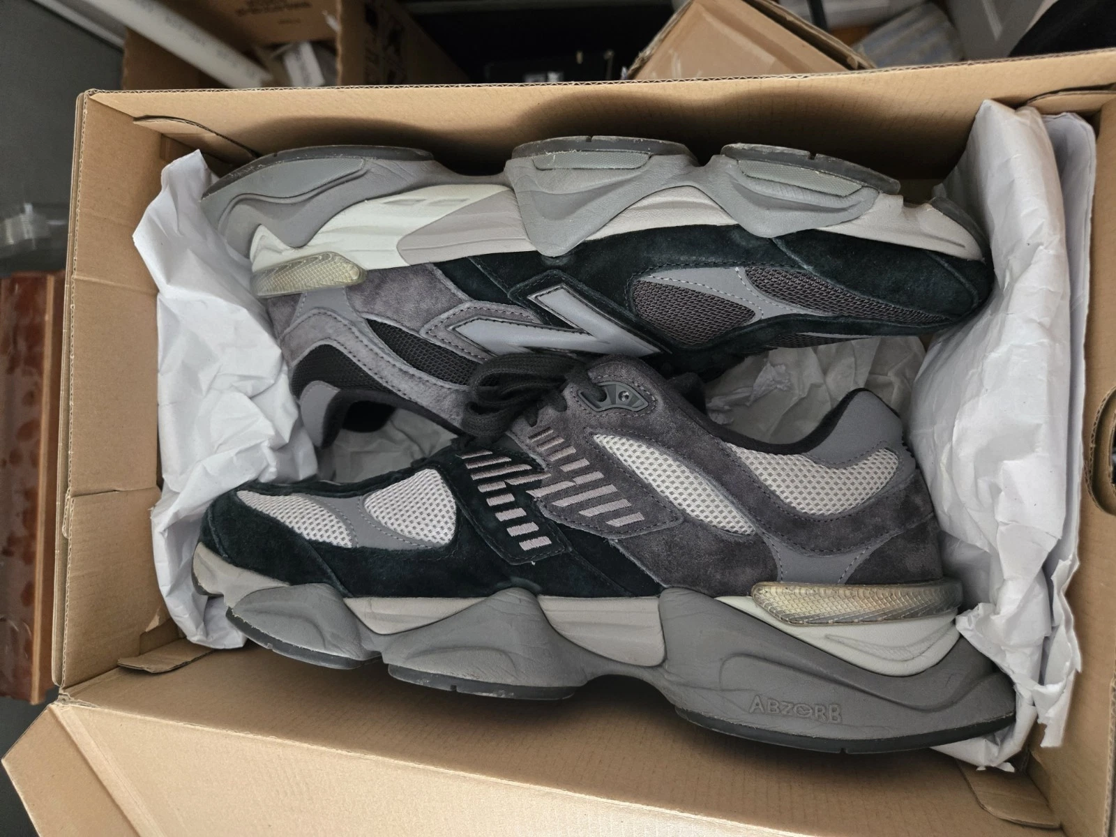 Taglia 12 New Balance 9060 Nero Castlerock