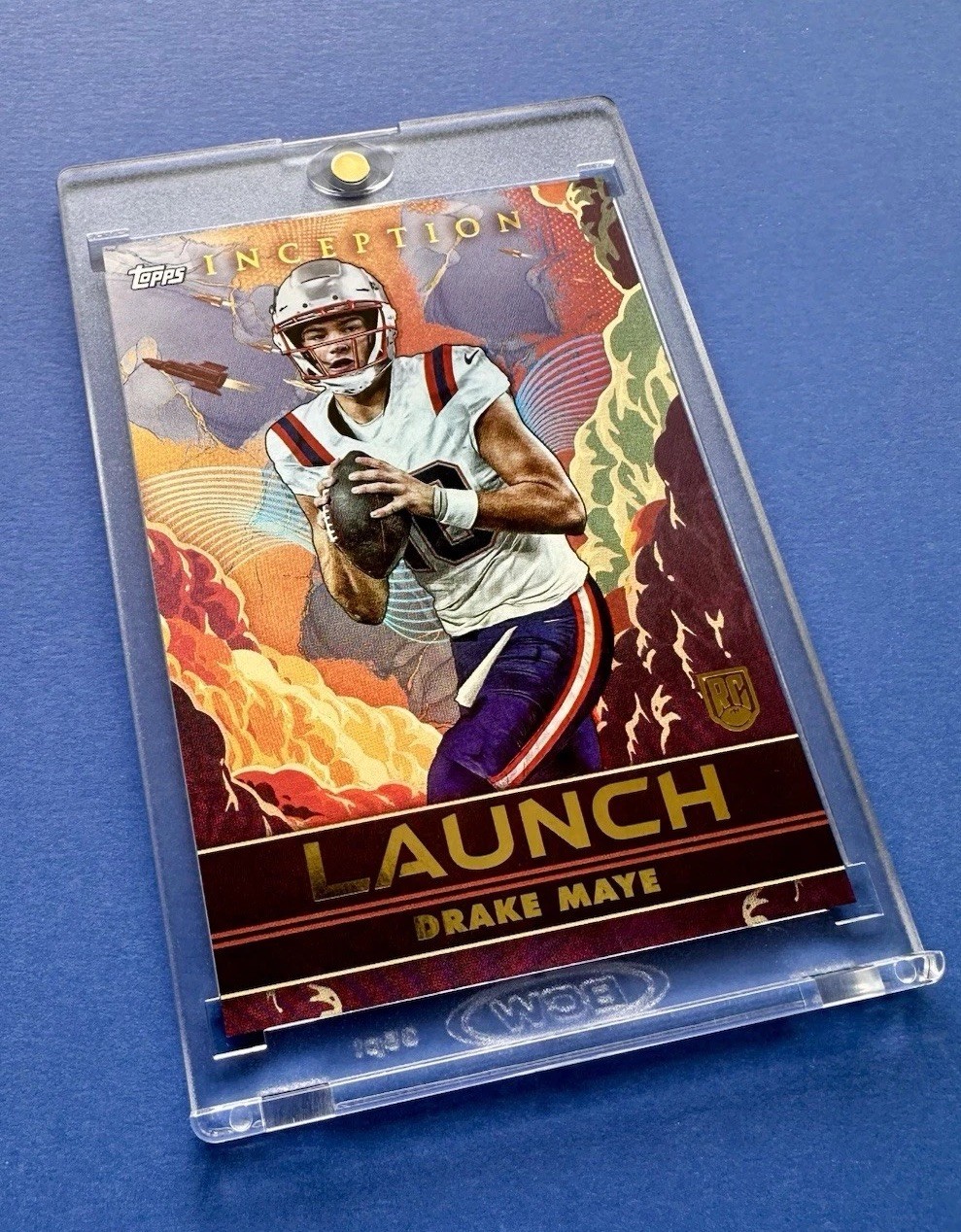 2024 Topps Inception Drake Maye Launch (RC) Rookie CASE HIT SSP  NE PATRIOTS 🔥