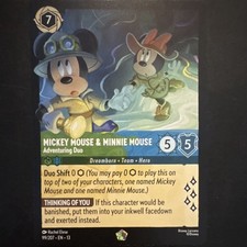 Disney Lorcana TCG Mickey Mouse & Minnie Mouse 99/207 Legendary Foil EN