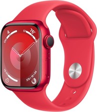 Apple Watch Series 9 Aluminum 41mm A2978 GPS Only, No Cellular Red Excellent 