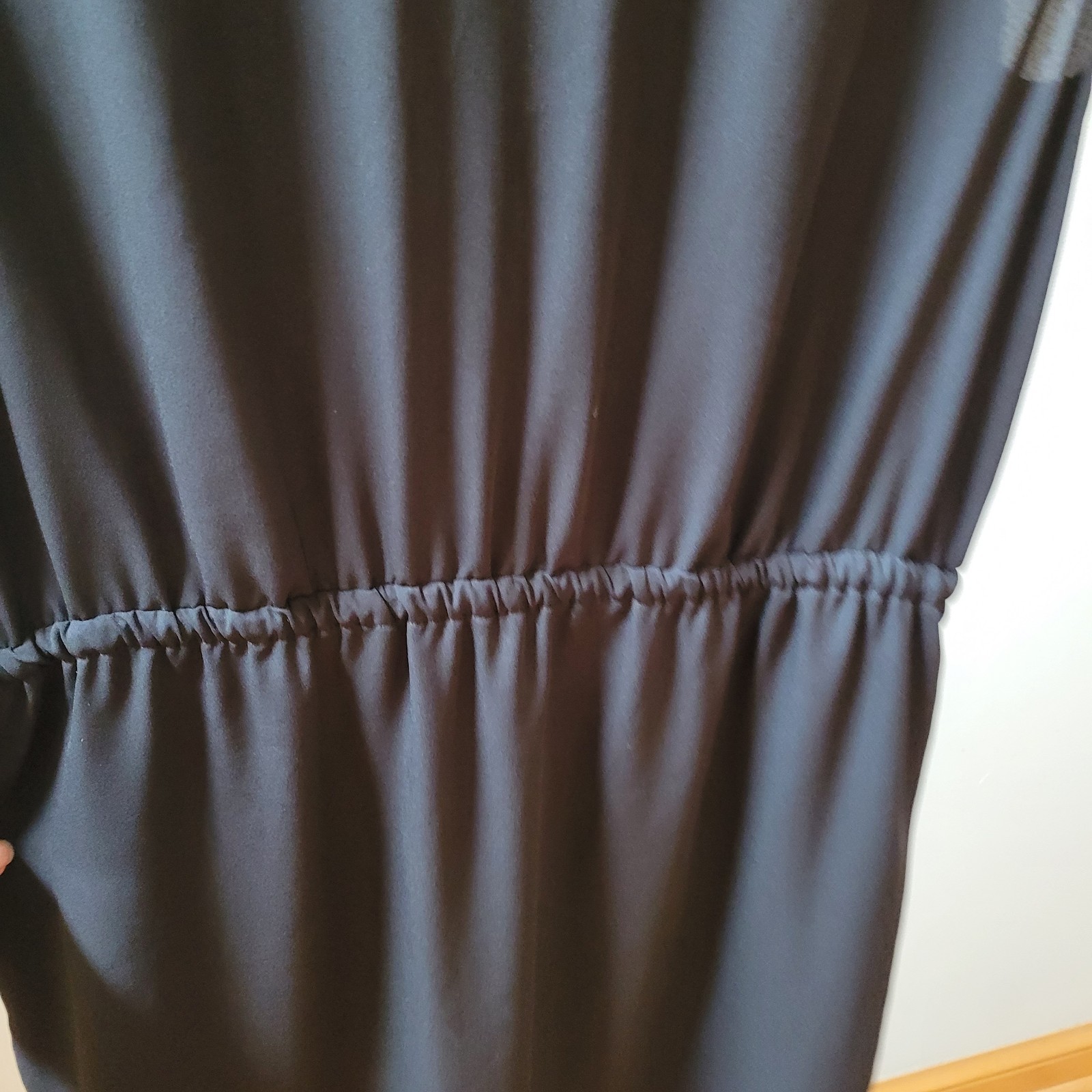 Mossimo Dark Blk Hidden Button Up Sleeveless Shir… - image 3