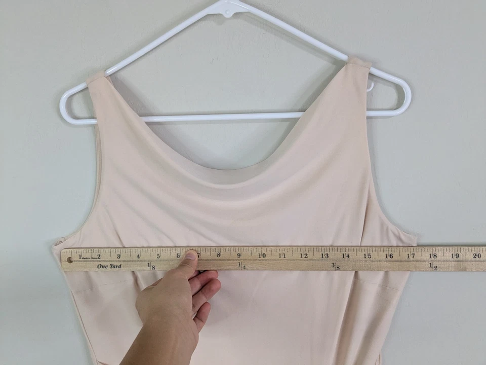 Lauren Ralph Lauren Evening Maxi Dress Women's 12 Peach Pink Sleeveless Silk - Image 2 of 4