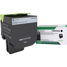 Lexmark Unison Original High Yield Toner Cartridge - Black - 1 Each
