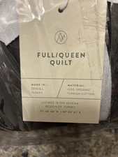 The Citizenry Full/Queen Organic Cotton bed quilt size