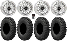 System 3 SB-6 15" Wheels Mh (6+1) 33" MotoCrusher Tires RZR Turbo S / RS1