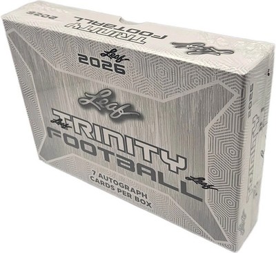 2026 Leaf Trinity Football Hobby Box - Factory Sealed