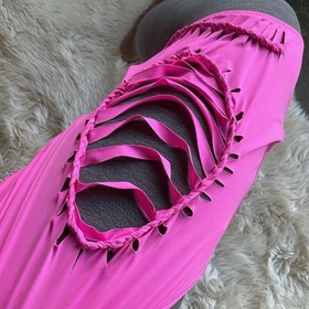 Agent Provocateur Sofi Swimsuit in Hot Pink -  Size 2 Retail $350
