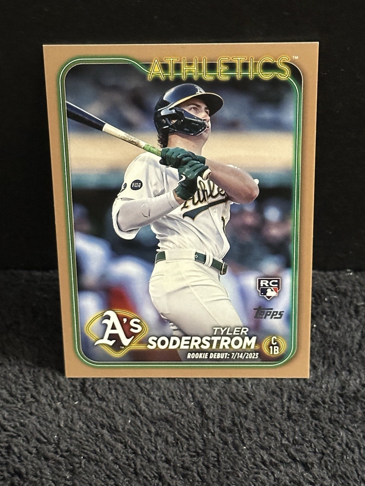 Tyler Soderstrom 2024 Topps Update Gold RC /2024 Rookie #US116