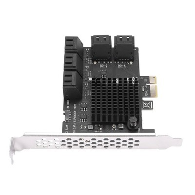 10 Port  3.0 zu Pcie X1 Erweiterungs Karte Pci Express  Adapter Sata3 6G Ko1102