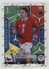 2024 Topps Match Attax UEFA Euro Czechia Graduated Gem Adam Hlozek Hložek 0jf5