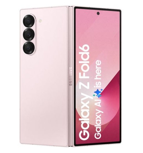 Samsung Galaxy Z Fold6 7.6"" 5G Smartphone 256GB Unlocked Dual-SIM-Free - Pink A