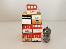 Seven 6LB8 Vintage Vacuum Tube Lot 7 tubes total
