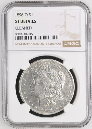 1896 O MORGAN SILVER $1 "NGC XF Details" - BEAUTIFUL RARE/ BIG KEY DATE