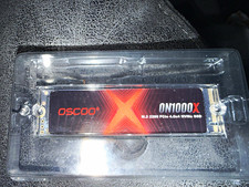 OSCOO ON1000X 1TB M.2 2280 PCIe Gen4x4 NVMe Internal SSD Black/Red