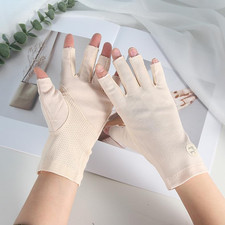 Summer Sunblock Gloves UV Protection Non-Slip Touchscreen Driving Gloves for ...
