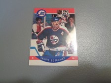 1990-91 Pro Set Jets Hockey Card #324 Laurie Boschman