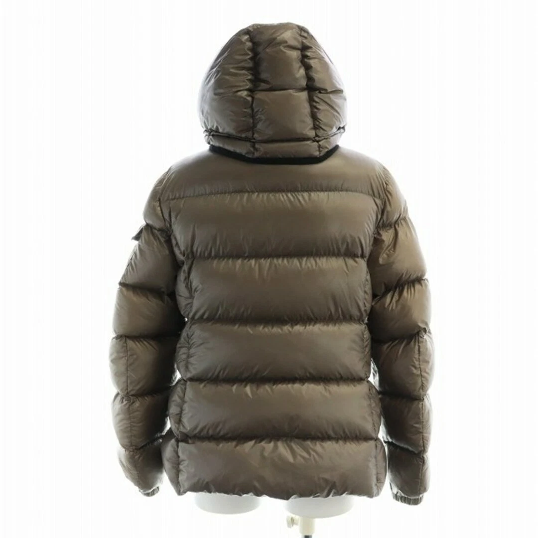 Moncler BERRE GIUBBOTTO piumino manica lunga zip cappuccio nylon 2 L marrone