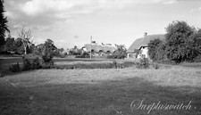 Old B/W Photo Negative East Grafton Village Scene 1949 + Copyright M131