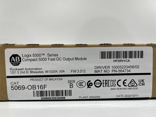 New Sealed Allen Bradley 5069-OB16F 5069 Compact I/O 24V DC Output US Free Tax - Picture 2 of 17