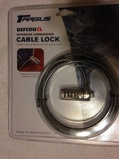 TARGUS DEFCON CL NOTEBOOK SECURITY COMBO CABLE LOCK LAPTOP ANTI-THEFT