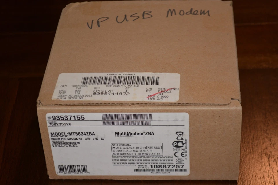 MultiTech MultiModmes MT5634ZBA USB V.92 AV External Desktop Data Fax Modem - Image 3 of 4