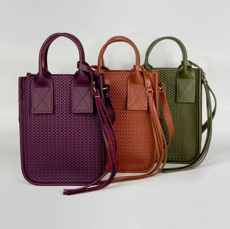 COACH Borsa a mano donna in pelle multicolore tracolla borsa a tracolla mini tote laidies borsetta