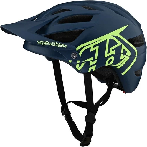 Troy Lee Designs TLD A1 MTB Bicycle Helmet Drone Marine/Green XS #131259030