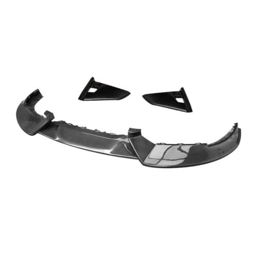 Alerón labial de parachoques delantero de carbono real apto para Porsche Taycan 4S 2019-23 - Imagen 12 de 13