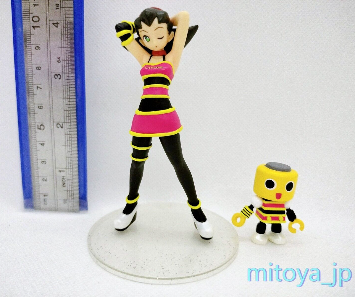 CAPCOM トロン&コブン フィギュア Mega Man Tron Bonne & Servbot Purple & black Capcom Companion