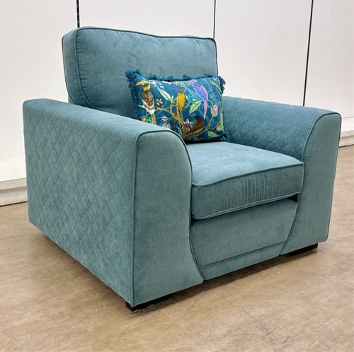 'Orka' Armchair Ocean Plaza Linen Cuddler Single Chair RRP £550 BRAND NEW