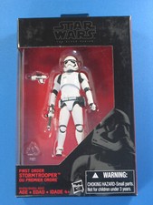 Star Wars First Order Stormtrooper 3.75  Action Figure MIB Vintage Black 2016