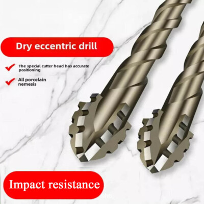 New Four-Flute Sawtooth Eccentric Drill Bit, Cozy Hoome Efficient Drill Bits