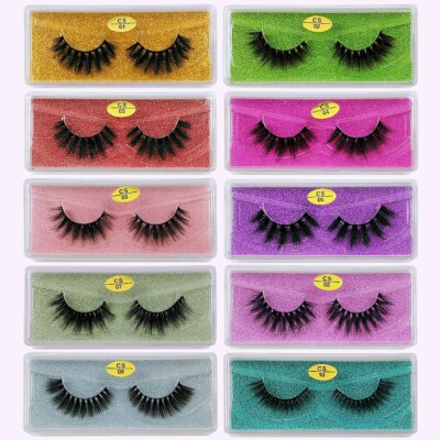 Mink Eyelashes Wholesale 3D Mink Lashes Natural False Eyelash Vendors Makeup USA