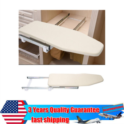 180?? Rotation Ironing Board Closet Pull-Out Stow Away Retractable Ironing Table