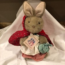 Eden Beatrix Potter Vintage Bunny Christmas Party 14 Stuffed Plush RaRe Vintage