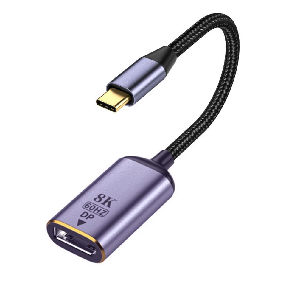 Cablecy  USB4 USB-C Type-C Source 8K 60HZ UHD 4K Monitor Displays Cable Display - Image 2 of 4